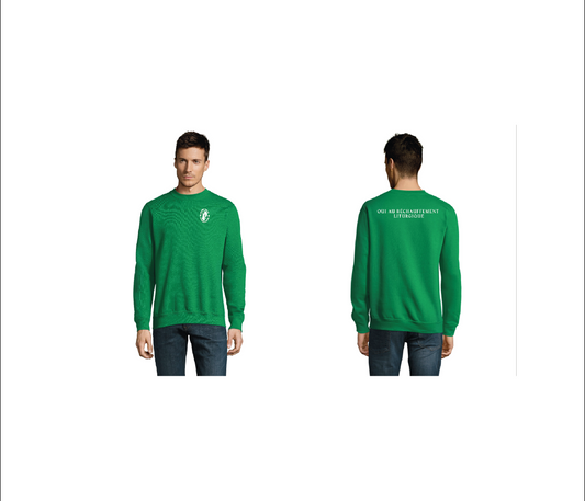 SWEAT Vert OUI AU RÉCHAUFFEMENT LITURGIQUE