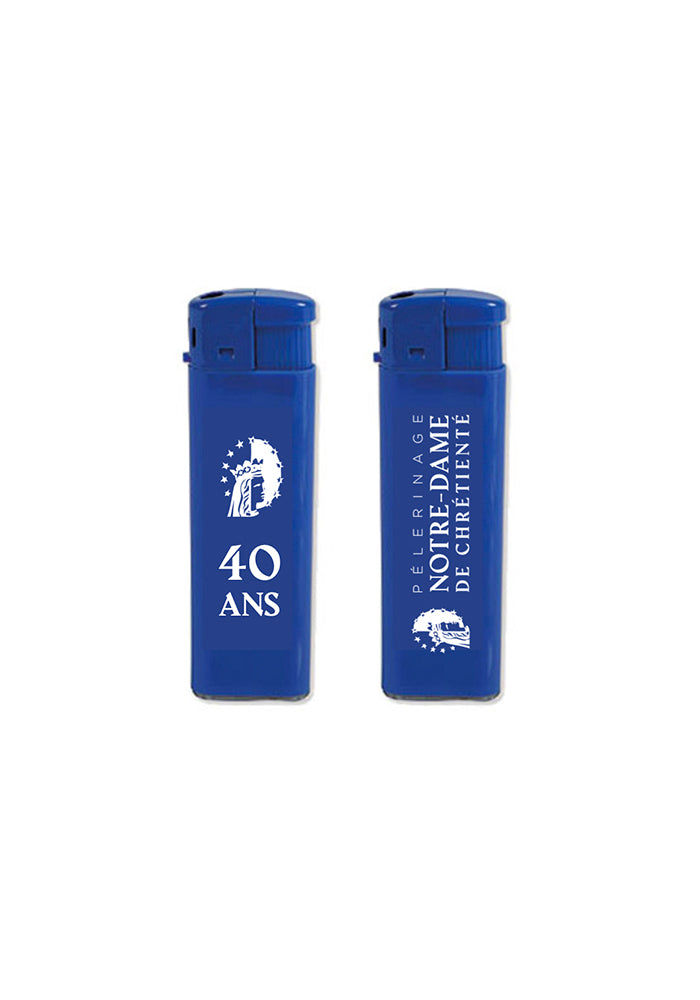 Briquet Notre-Dame de Chrétienté Bleu / 40 ANS