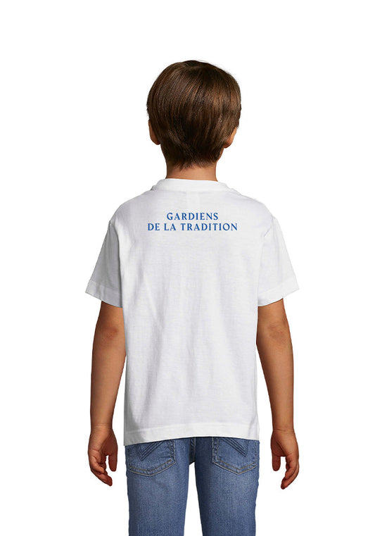 T-SHIRT ENFANT Blanc GARDIEN DE LA TRADITION