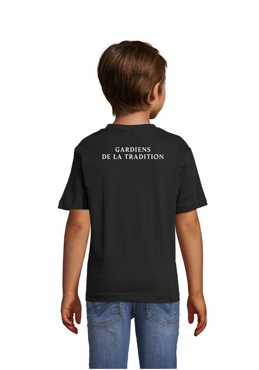 T-SHIRT ENFANT Bleu marine GARDIEN DE LA TRADITION