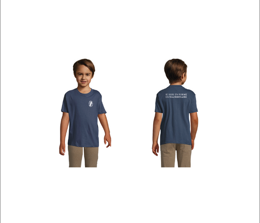 T-SHIRT ENFANT Royal blue OUI AU RÉCHAUFFEMENT LITURGIQUE