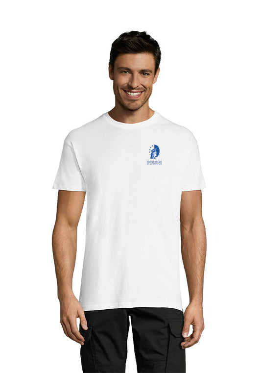 Mixte - Tee Shirt Blanc Logo Brodé coupe droite - Saint Gabriel et Notre  Dame de la Providence